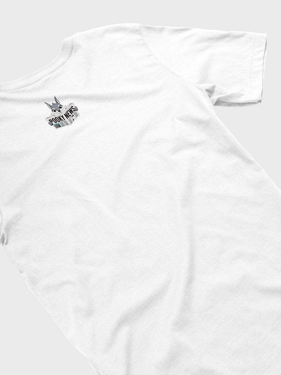 Super Soft and Flattering Tee: Pooky News, Reading Newspaper product image (4)