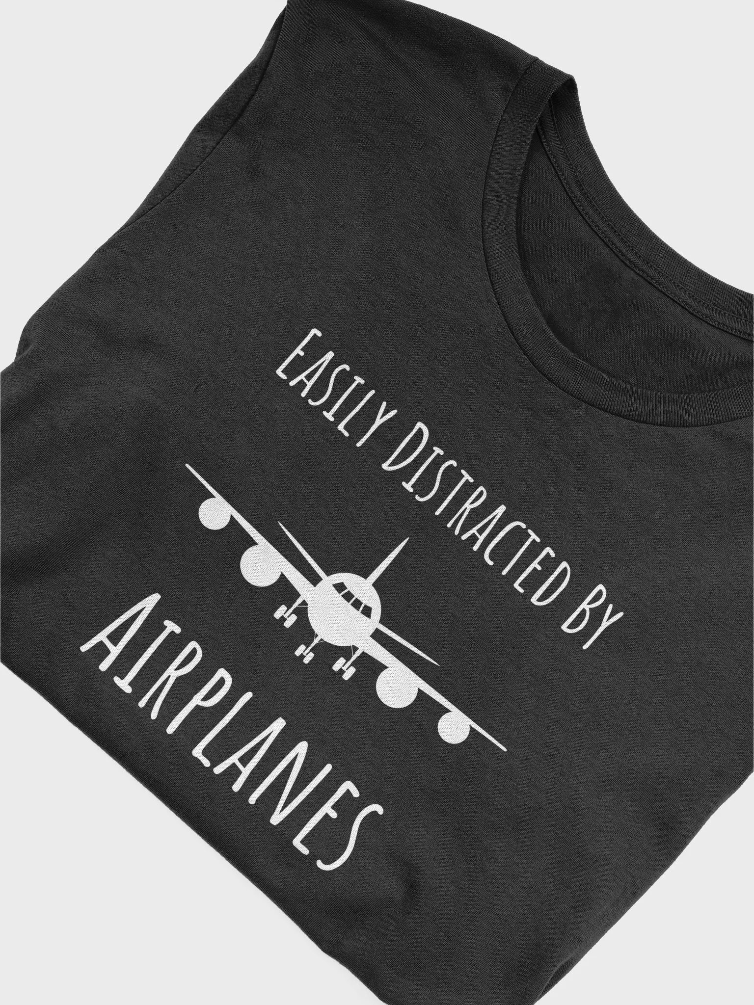 Easily Distracted By Airplanes - Unisex T-shirt Bella Canvas 3001 product image (14)
