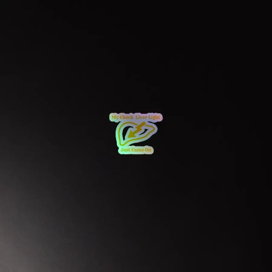 My Check Liver Light Holographic Sticker Set product image (4)
