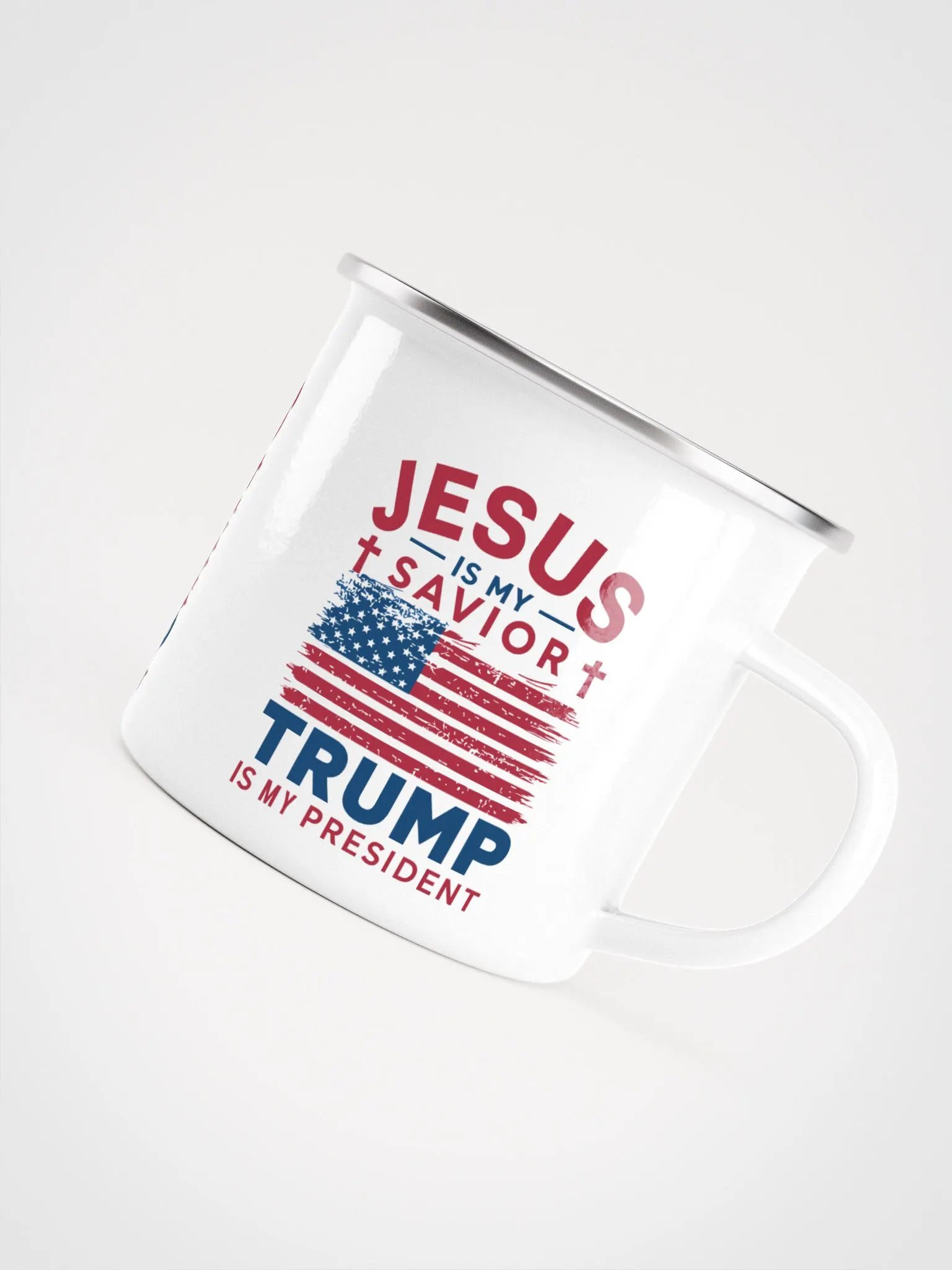 Patriotic Campaign Enamel Mug product image (5)