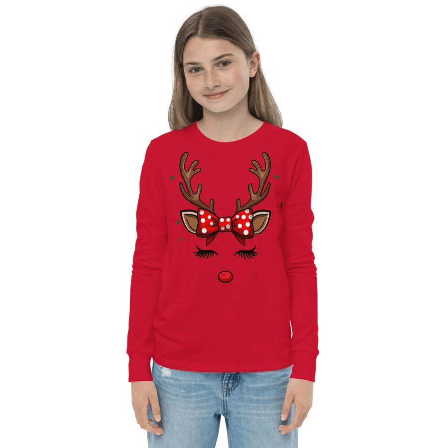 Whimsical Reindeer Super Cute RedT-Shirt product image (1)
