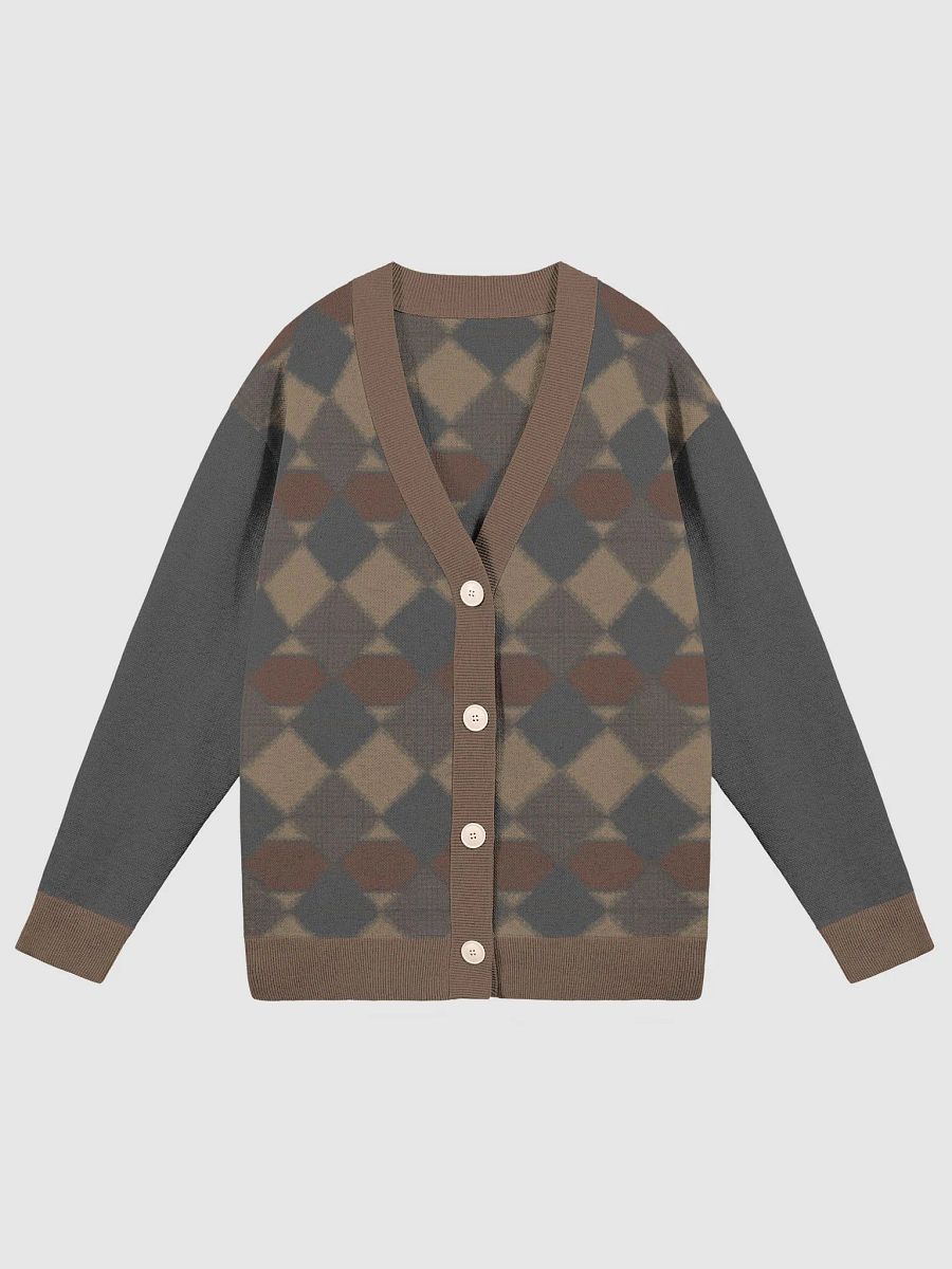Argyle Brown Cardigan product image (1)