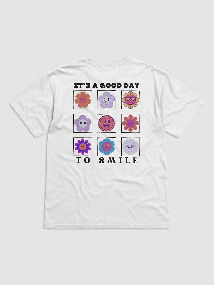 Bloom Buddies Cartoon Flower T-Shirt - White product image (1)