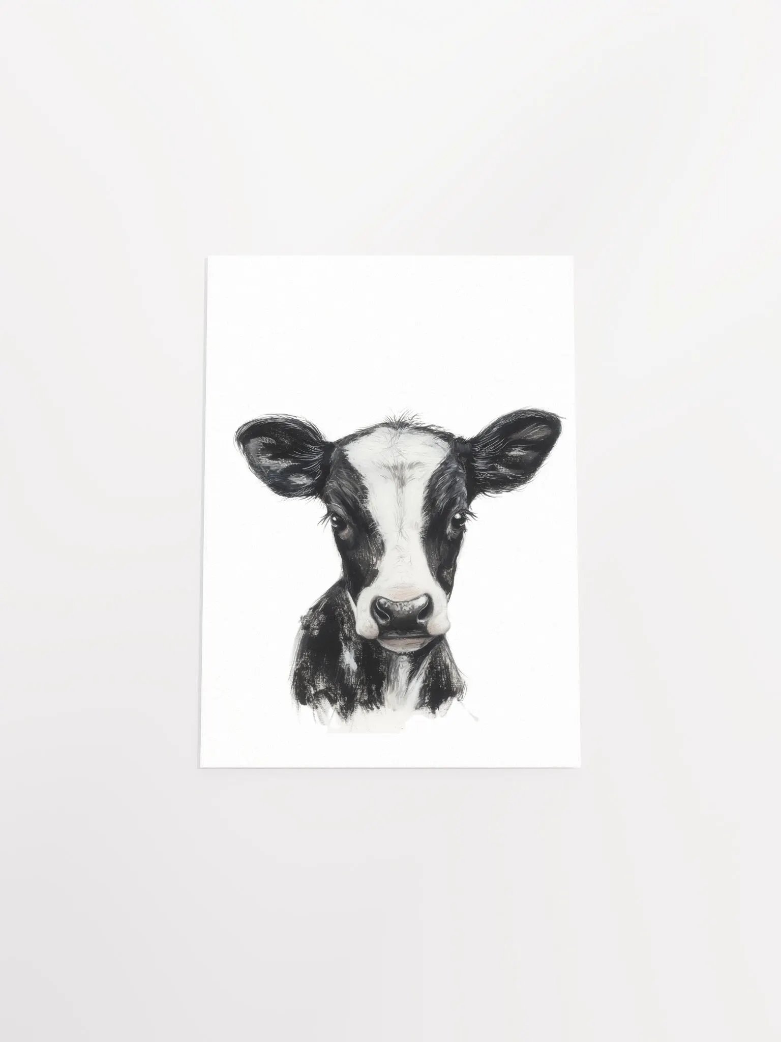 Cute Cow - Farm Animal Print A104 product image (5)