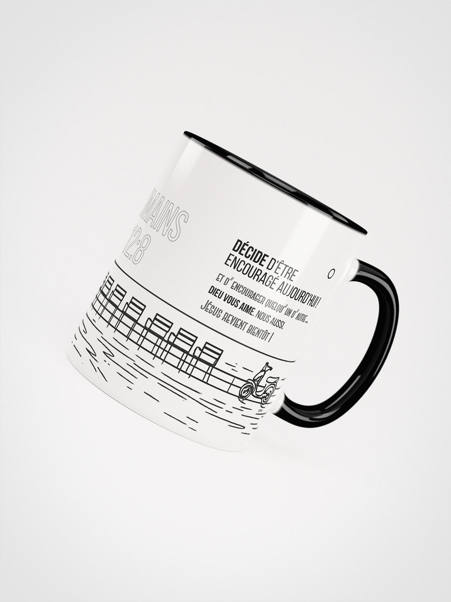 Mug “À VOS MARQUES” – Romains 12:8 (Édition Couleurs) product image (5)
