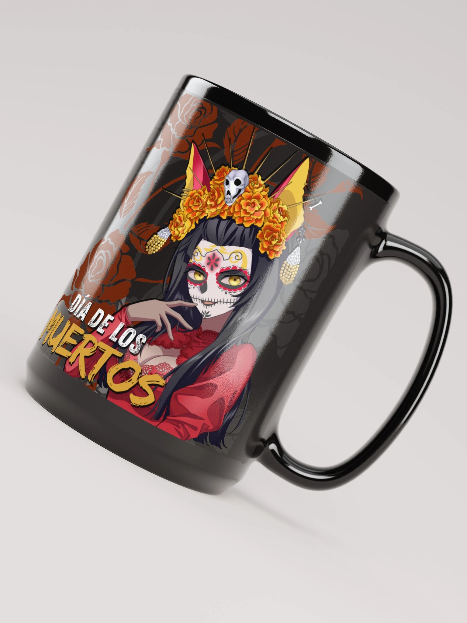 [Limited Edition] Xolo Queue "Día de los Muertos" 15 oz Mug - Black product image (4)