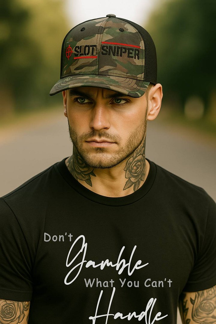 Jackpot Famous "Slot Sniper" Camo Trucker Snapback product image (2)