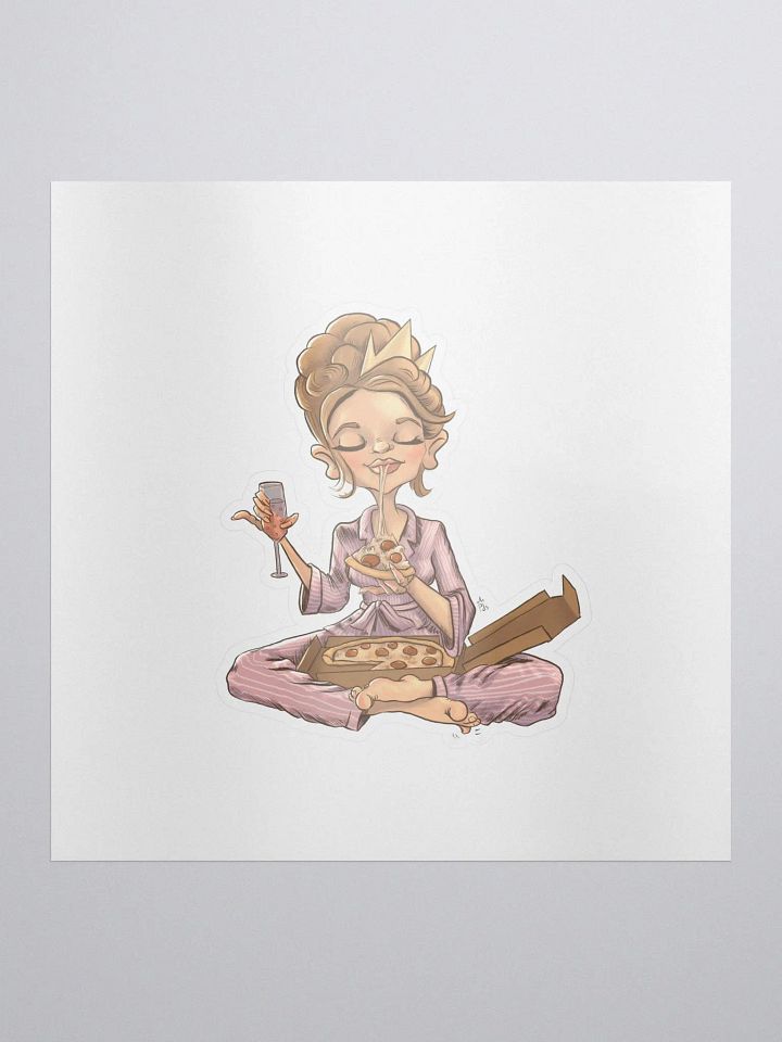 Pizza & Pink Champagne Sticker product image (1)