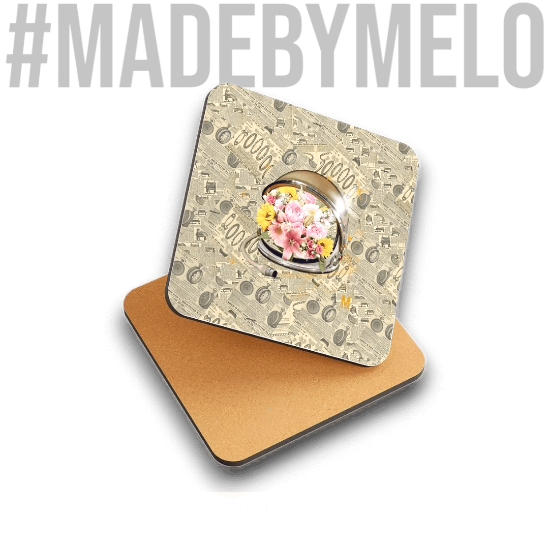 Vintage Floral Flyer - Coaster | #MadeByMELO product image (1)