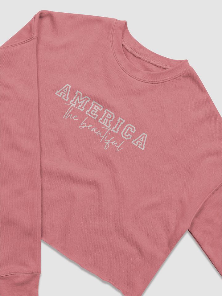 America the Beautiful Tee Crop Pullover product image (2)