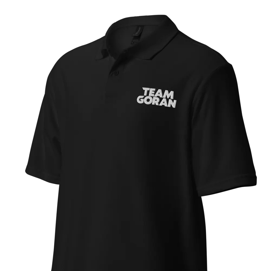TEAM GORAN Unisex Semi-Fitted Cotton Pique Polo product image (5)