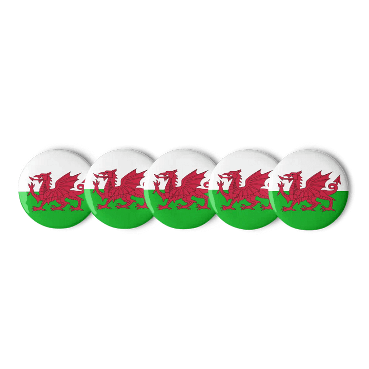 Welsh Flag Pin Badges product image (1)