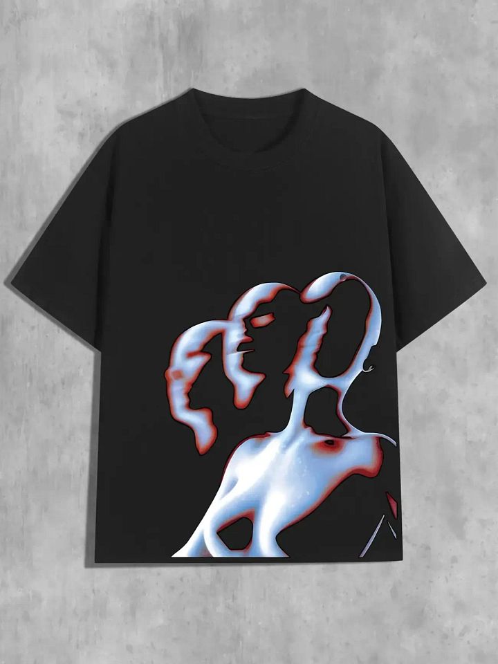 ZENTLY Y2K Tee – Neon Flux Edition product image (1)