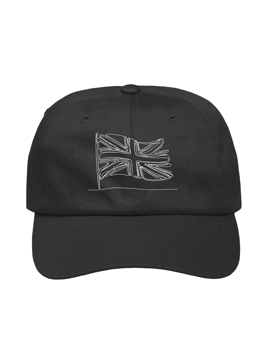 Uk Flag Line Art Embroidered Design Dad Hat product image (4)