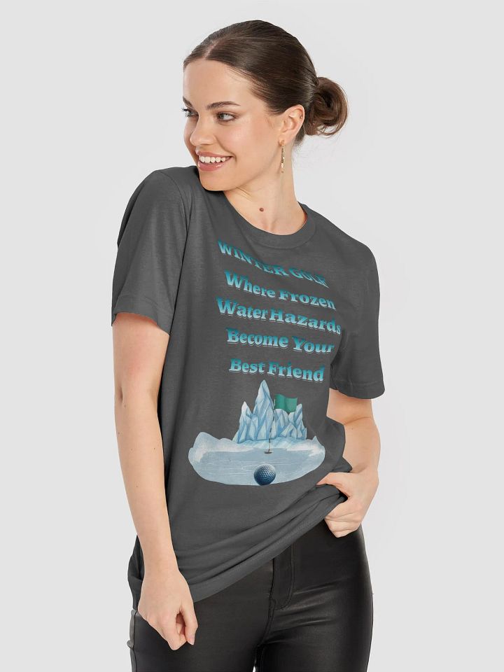Winter Golf Funny Golfing Scene T-shirt product image (1)