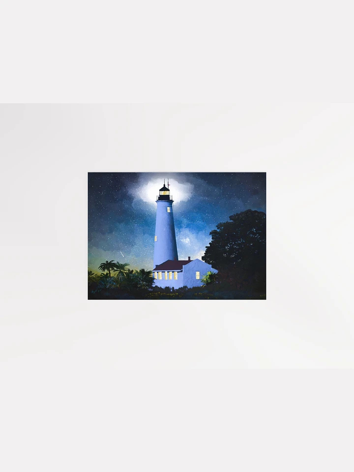 Historic St Marks Lighthouse – Florida Matte Poster product image (1)