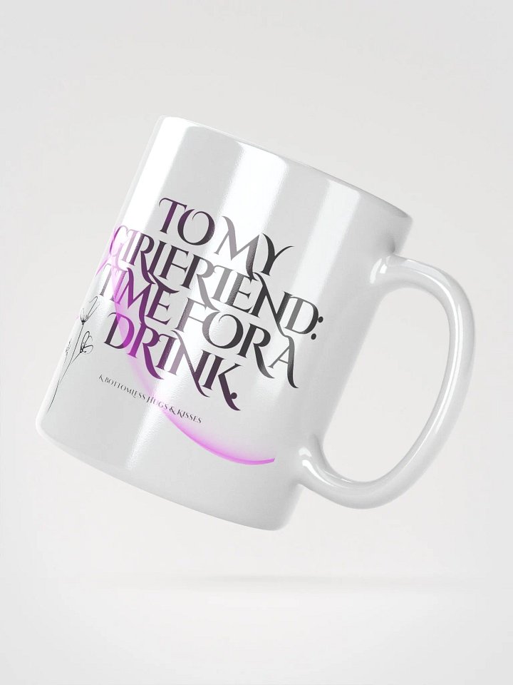 Girlfriend Time for a Drink Floral Coffee Mug product image (4)