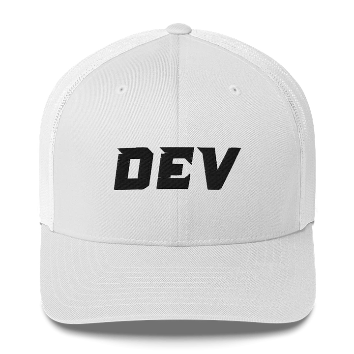 DEV Trucker Hat (White) product image (1)