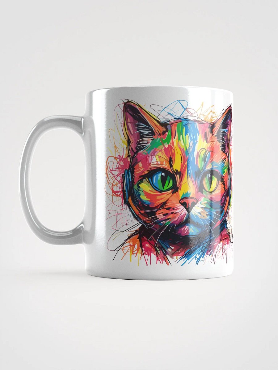 Graffiti Scribbles Cat 10 , Mug product image (12)