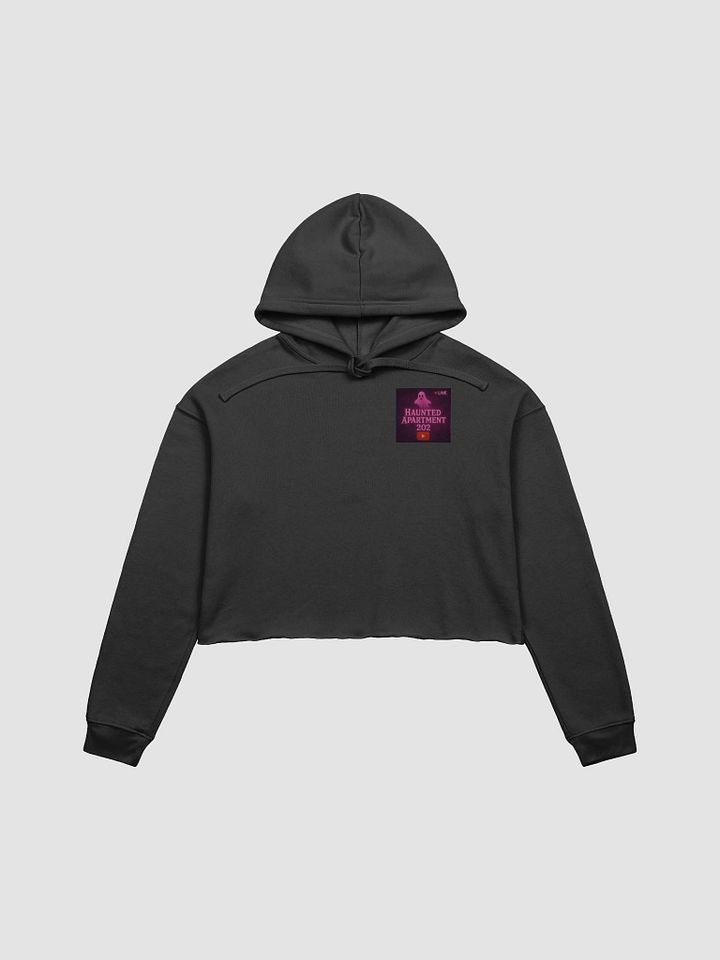 Haunted Apartment 202 Fleece Crop Hoodie (Pink) product image (1)