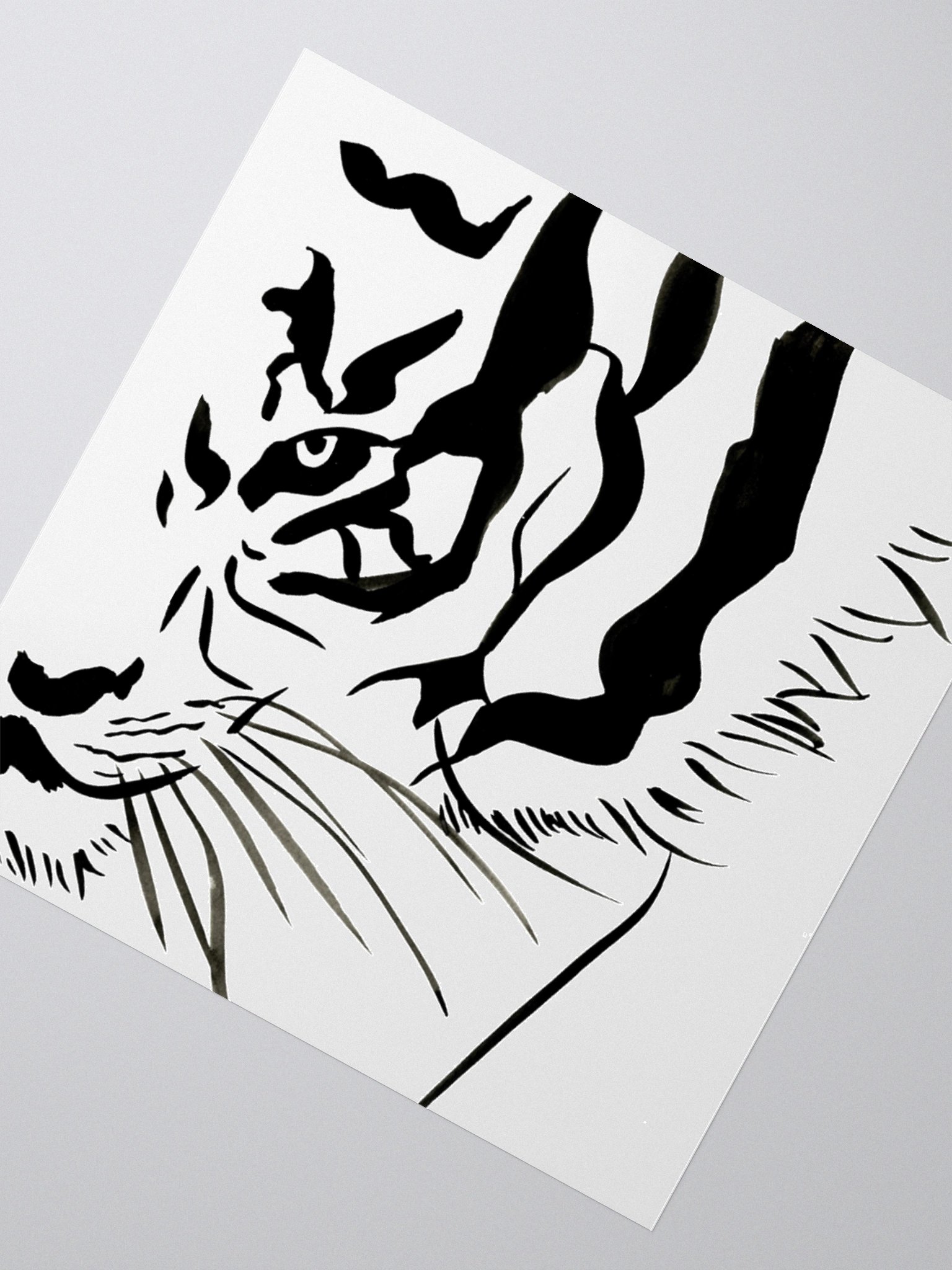 Face Of The Tiger Sticker product image (4)