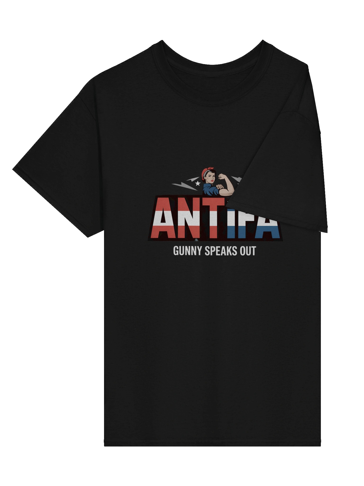 ANTIFA Patriotic Flex Gildan Tee product image (18)