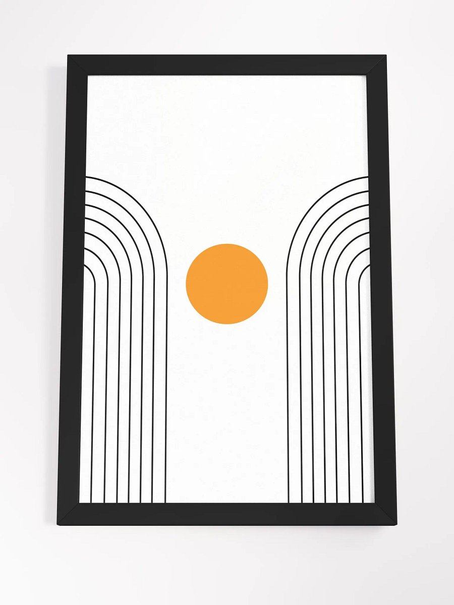 Symmetry in Orange Poster product image (23)