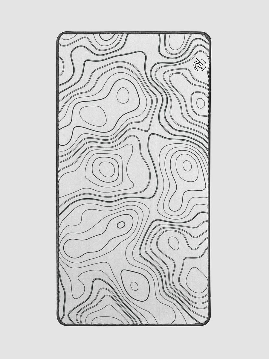 White Topo Mousepad product image (2)