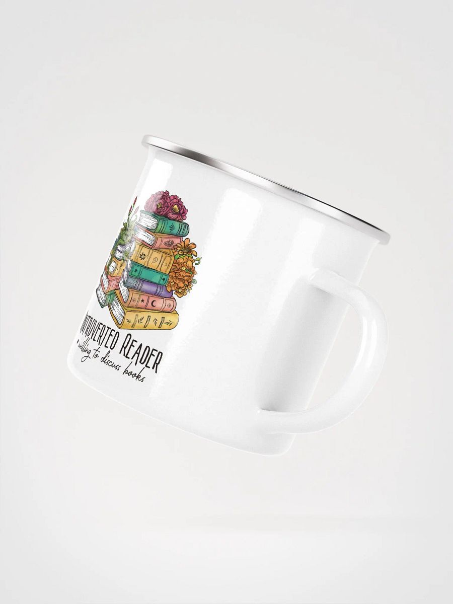 Introverted Reader Enamel Mug product image (3)