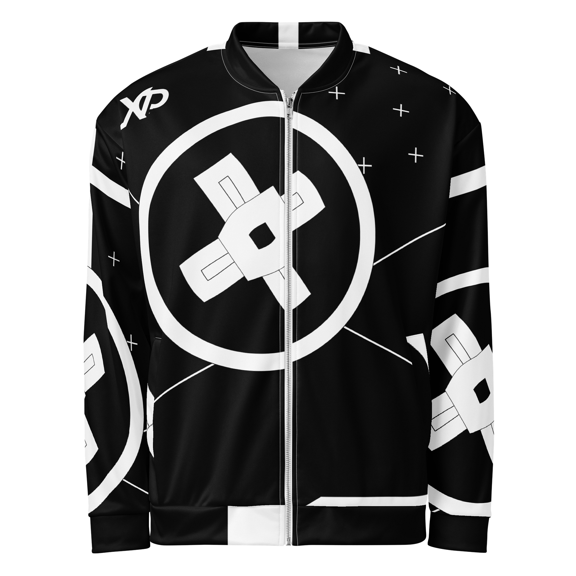 369-XP Half of Her Is Hot All-Over Print Bomber Jacket product image (1)
