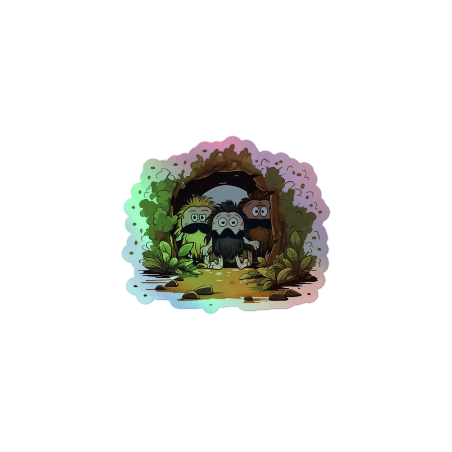The Beardlings Holo Sticker product image (1)