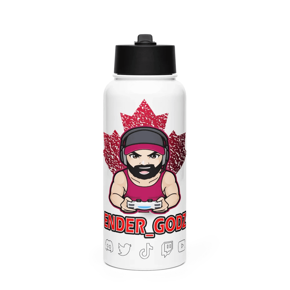 Ender's Flipped His Lid Water Bottle product image (1)