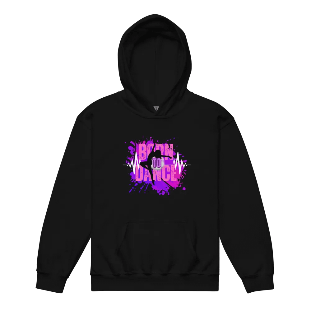 Born to Dance Her Silhouette Youth Hoodie product image (6)