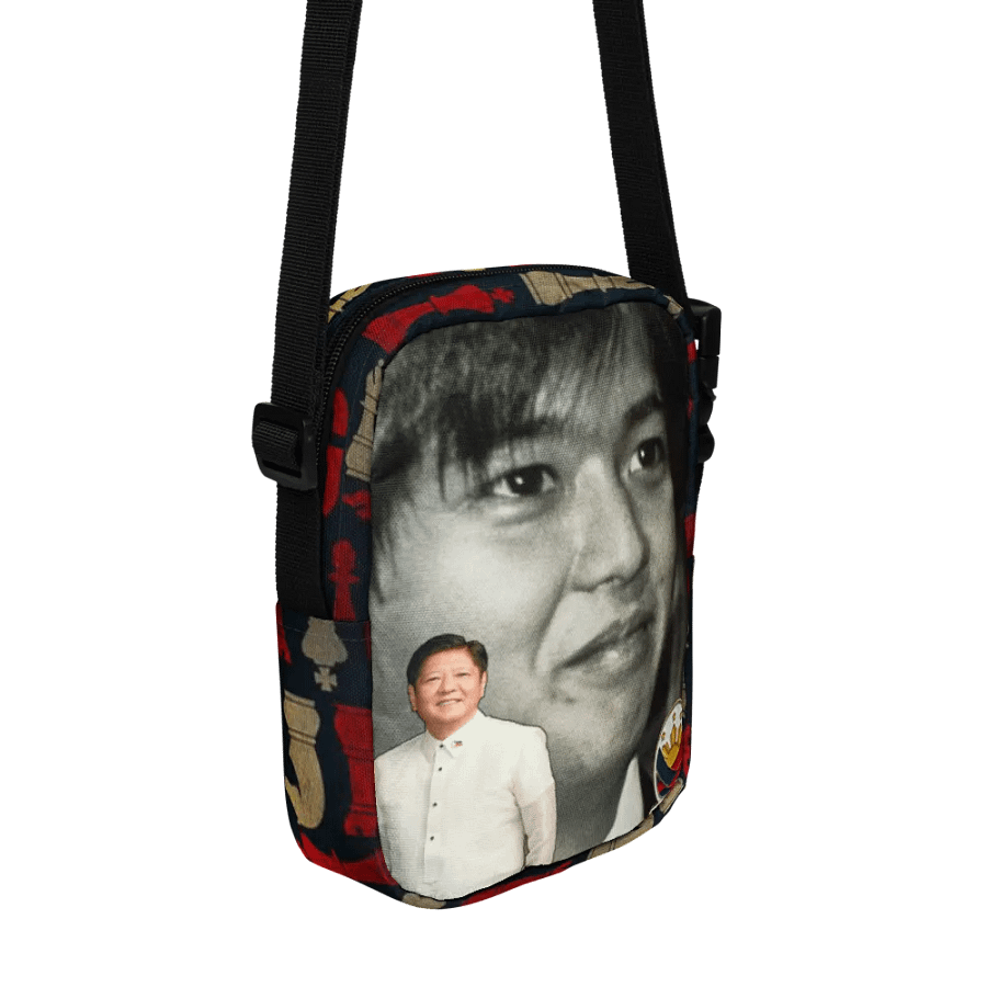 Buhay Tuklas President Bongbong Marcos Valor and Honor All-Over Print Crossbody Bag product image (8)