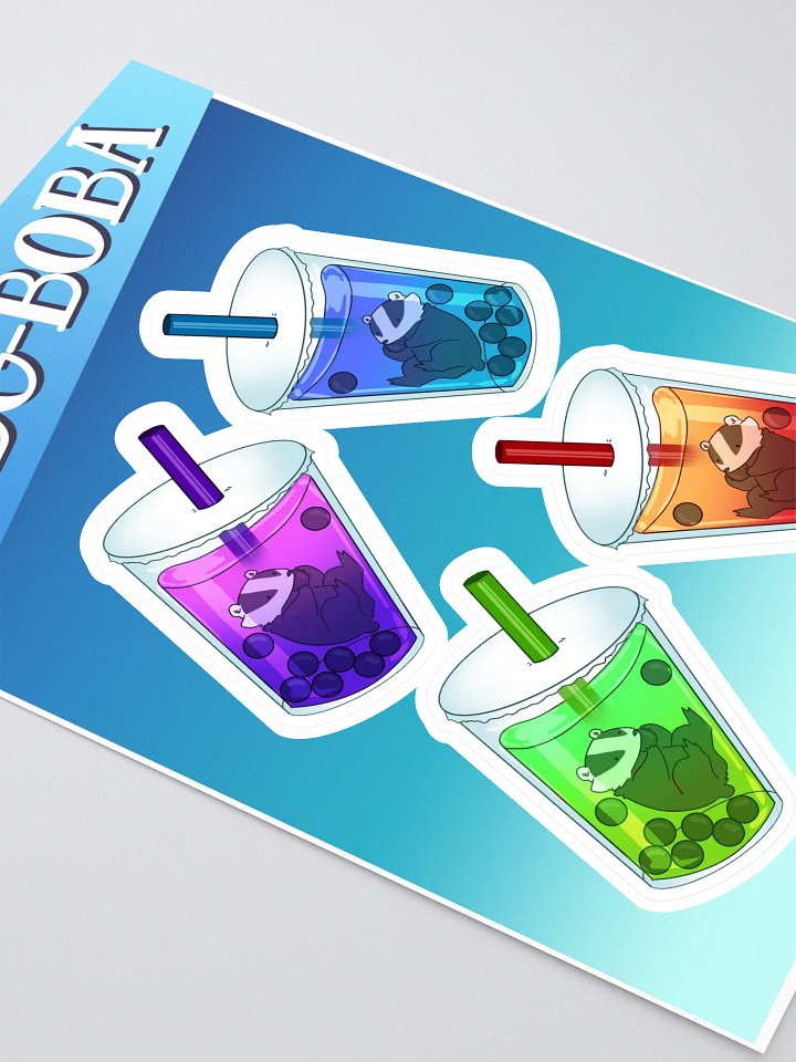 Badg-Boba Stickers product image (2)