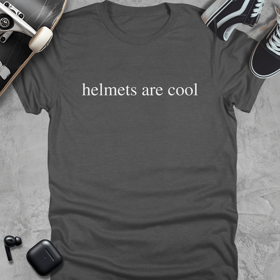 Helmets are cool, Skateboarding T-Shirt Unisex product image (1)