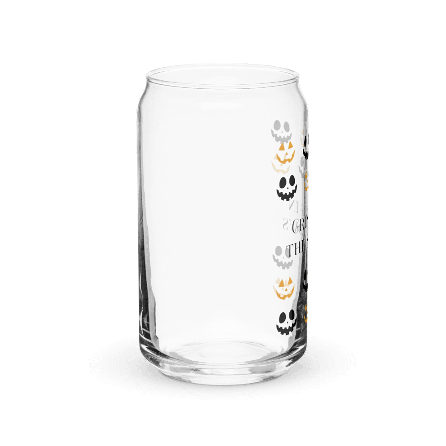 Grinning Jack-O'-Lantern Can-Shaped Glass product image (12)