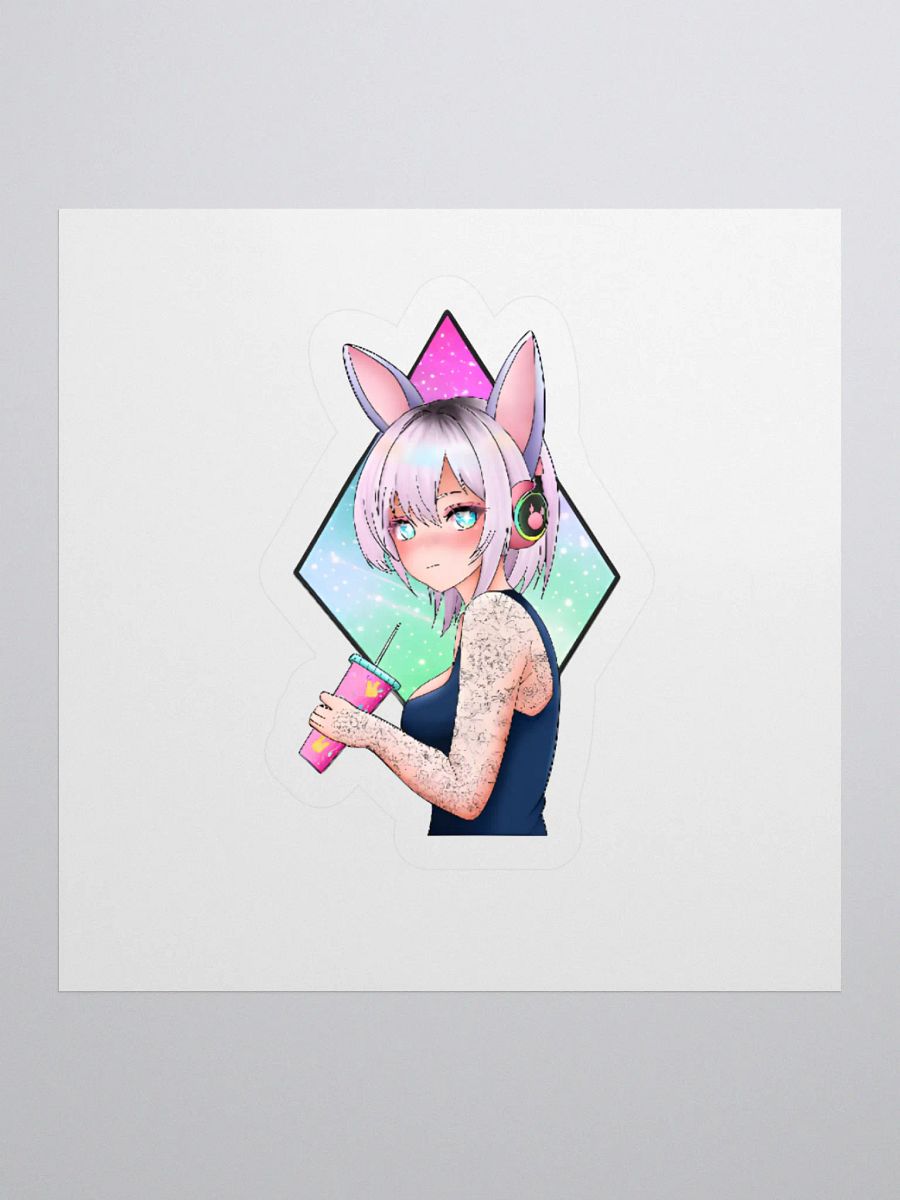 Bunny Beats Kiss Cut Stickers product image (4)