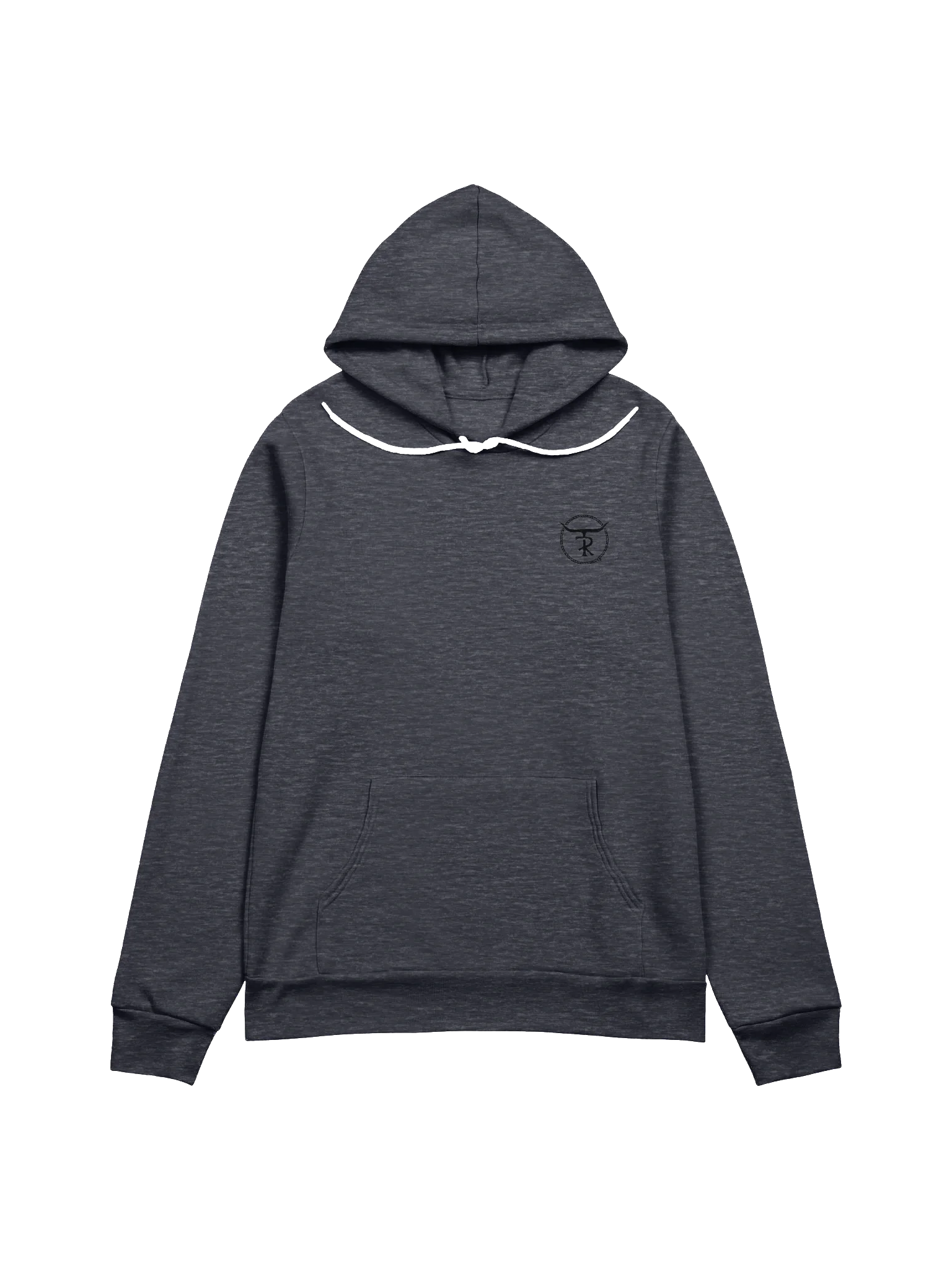 Black "TR" Branding Iron Logo Supersoft Hoodie product image (3)