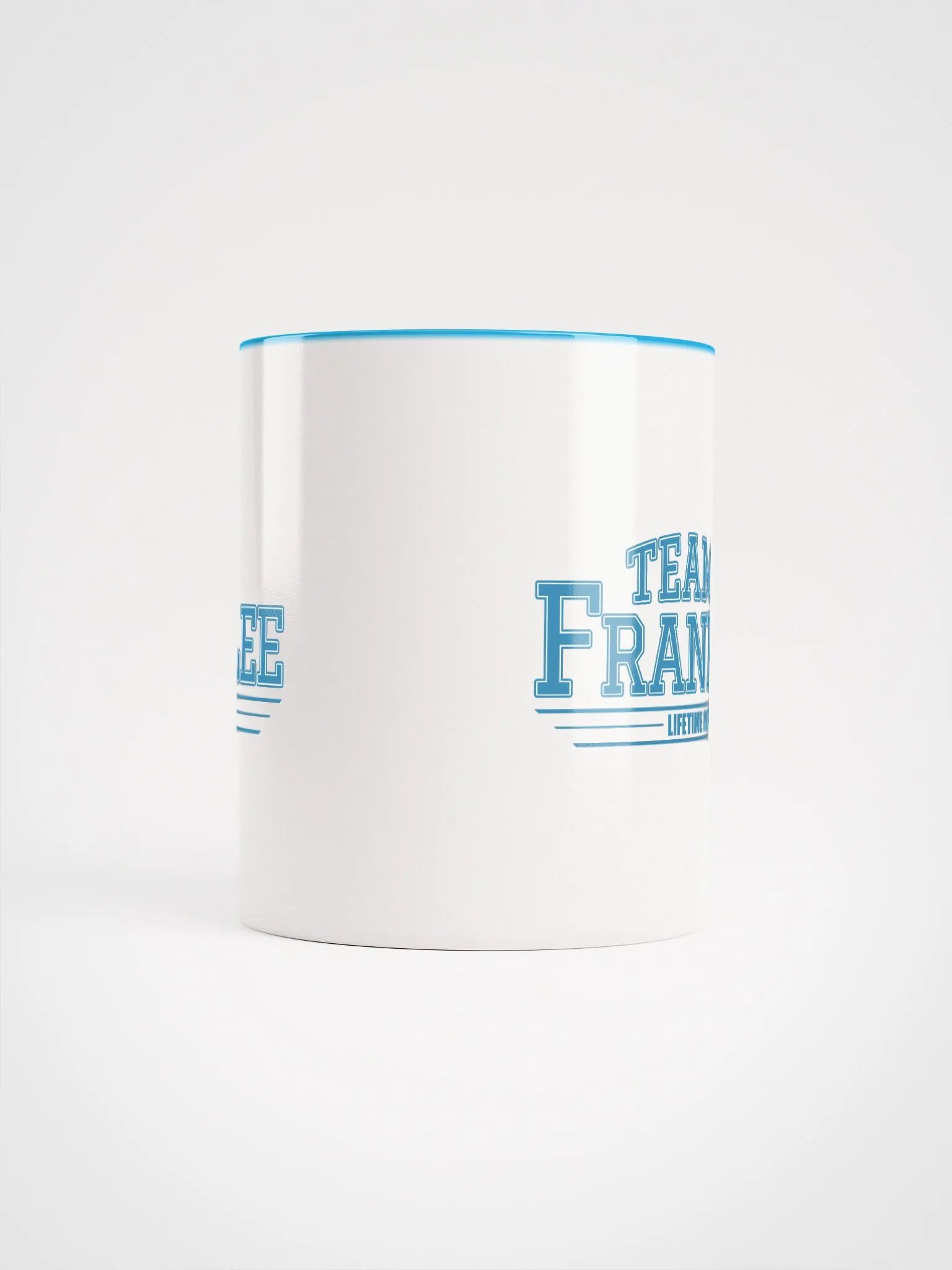 Team FrankLee Mug - Sky Blue & White product image (5)