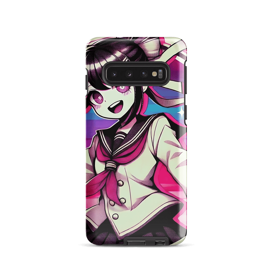 Vibrant Anime Girl Samsung Tough Case - Colorful Kawaii Character Design product image (1)
