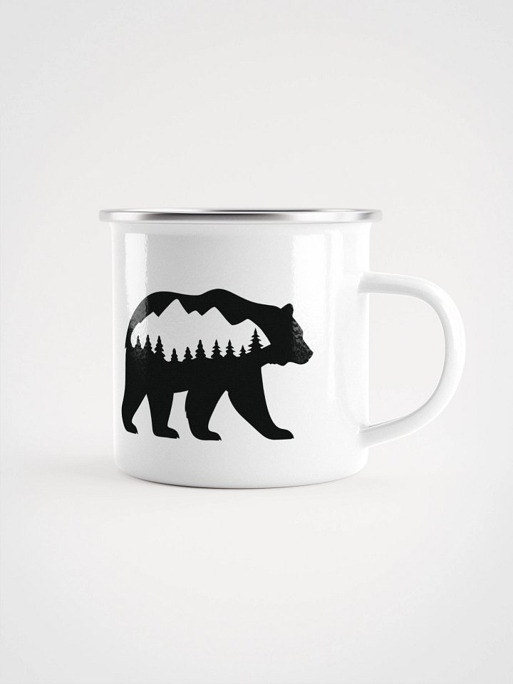 Grizzly Bear Wild Encounter Enamel Mug product image (1)