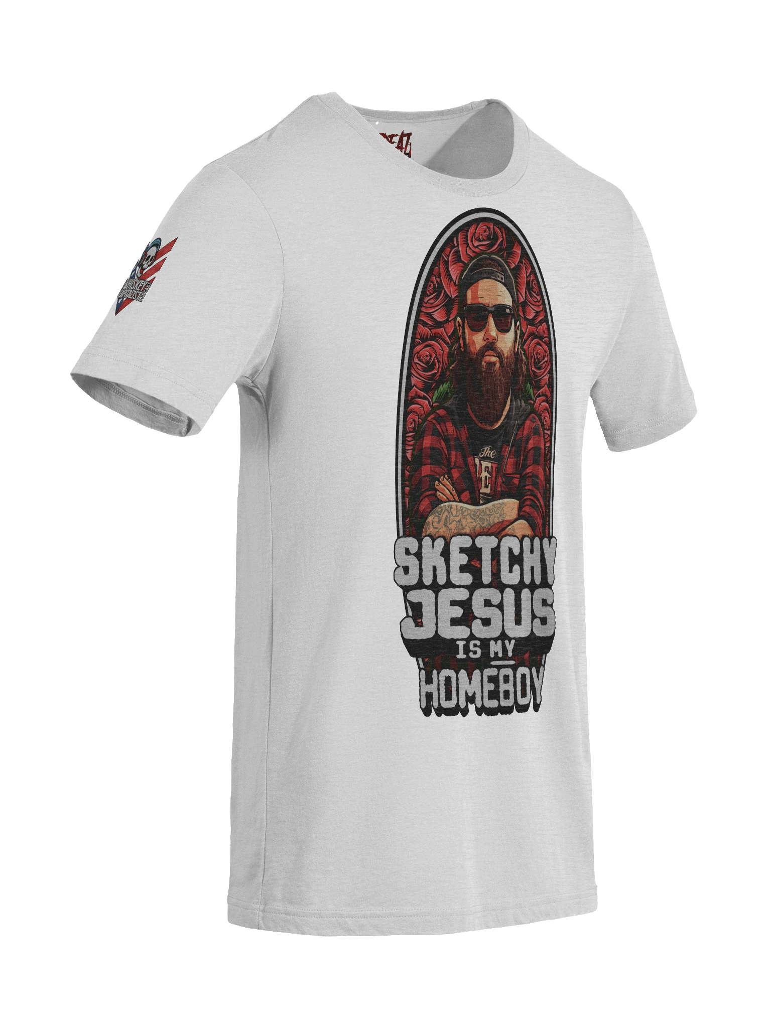 "Sketchy Jesus Is My Homeboy" T Shirt product image (7)