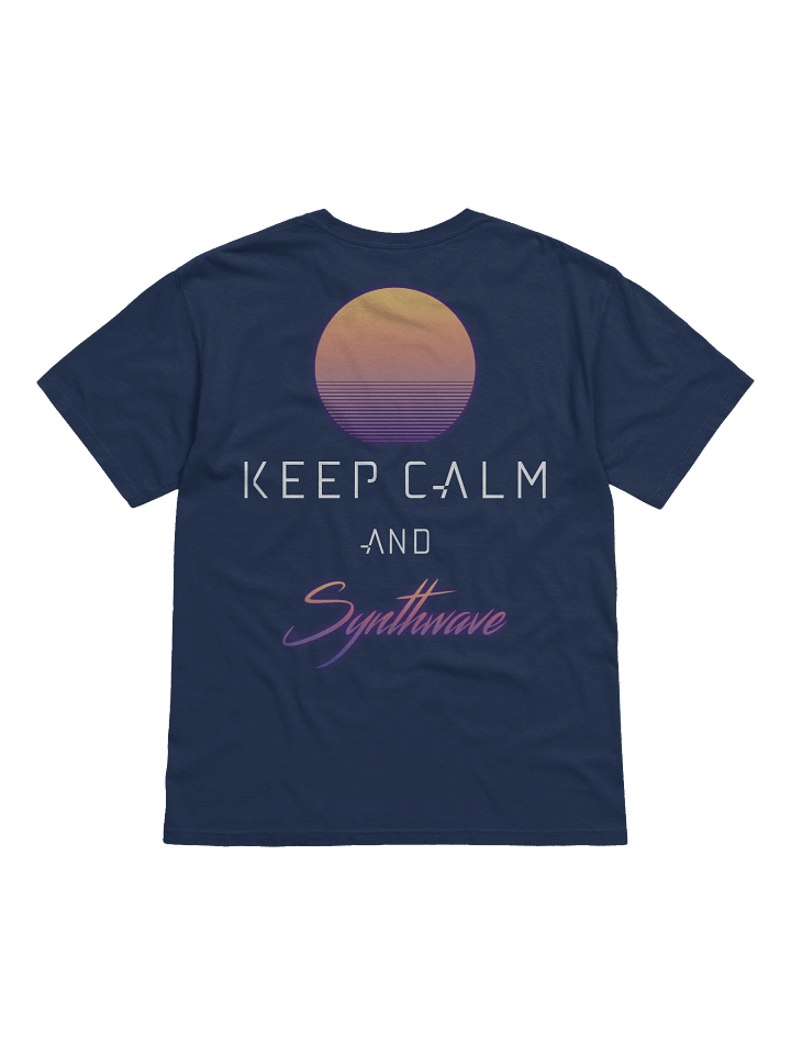 Keep Calm and Synthwave Men's Tee product image (2)