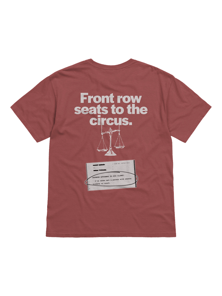 Iconic Court Transcripts Circus T-Shirt product image (2)