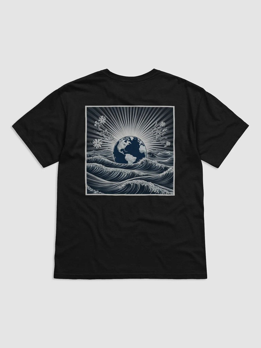 Cosmic Earth Bloom T-Shirt product image (2)