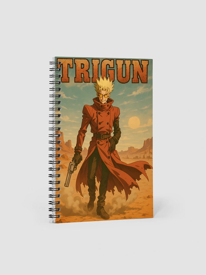 Trigun – Vash Desert Walk Spiral Notebook product image (1)