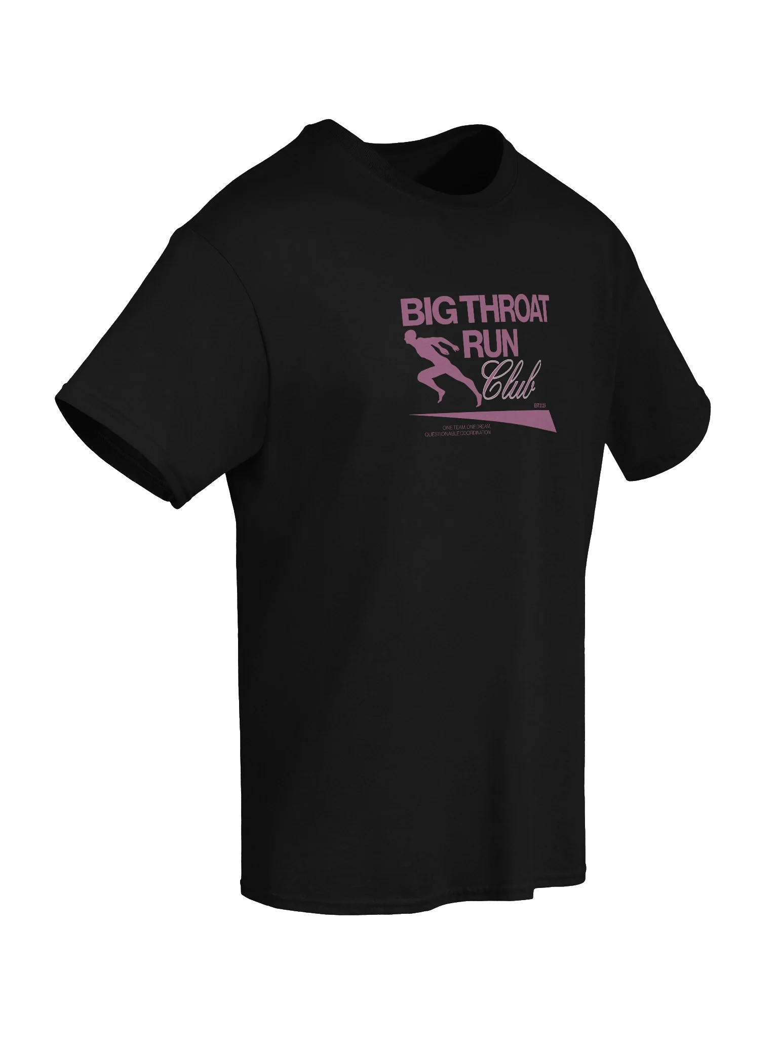 Big Throat Run Club (Black Tee) product image (8)
