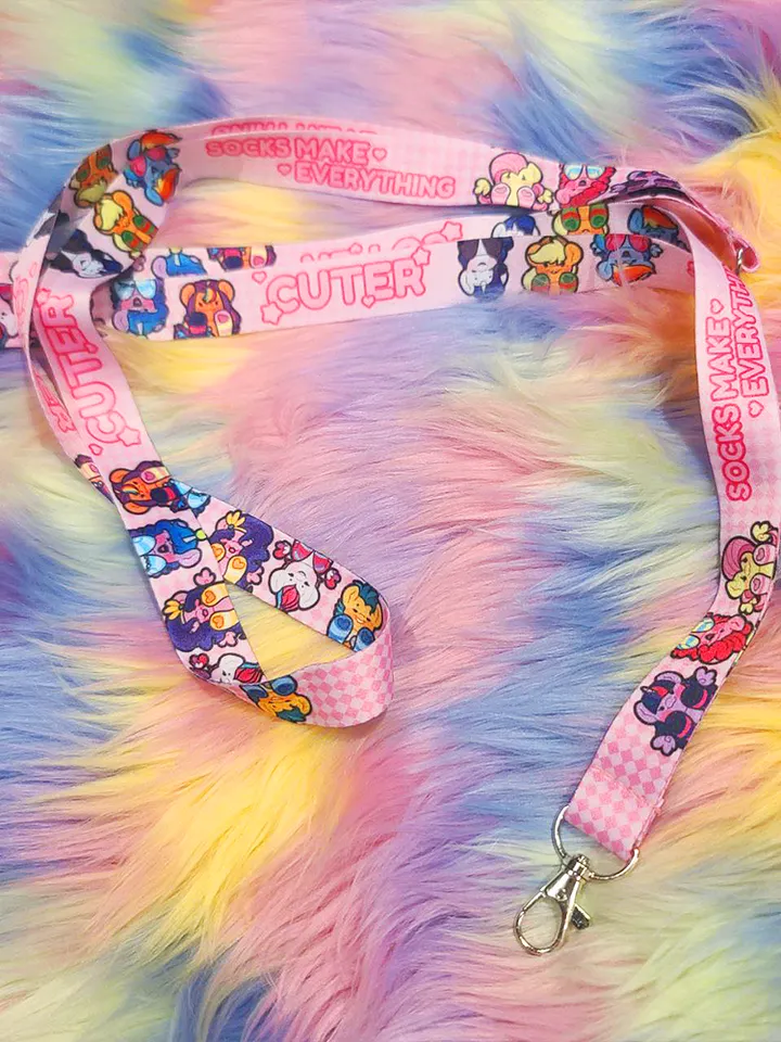 Socks Make Everything Cuter | Lanyard product image (2)