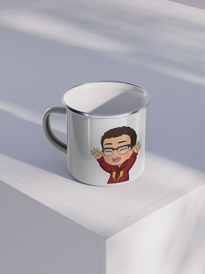 Hyped Up Enamel Mug product image (1)